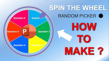 How to make "Spin the Wheel" in PowerPoint || Cách làm vòng quay random trong PowerPoint 🎶