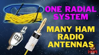 Single Ground Radial System for ALL Your Portable Antennas:  POTA, SOTA, Back Yard Portable