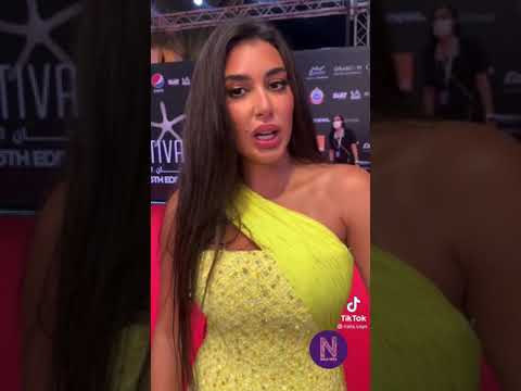 شاهد ياسمين صبري على ريد كاربت مهرجان الجونة