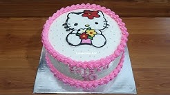 Dekorasi Kue Ulang Tahun Simple Tart Hello Kitty Cake - Durasi: 7.32. 