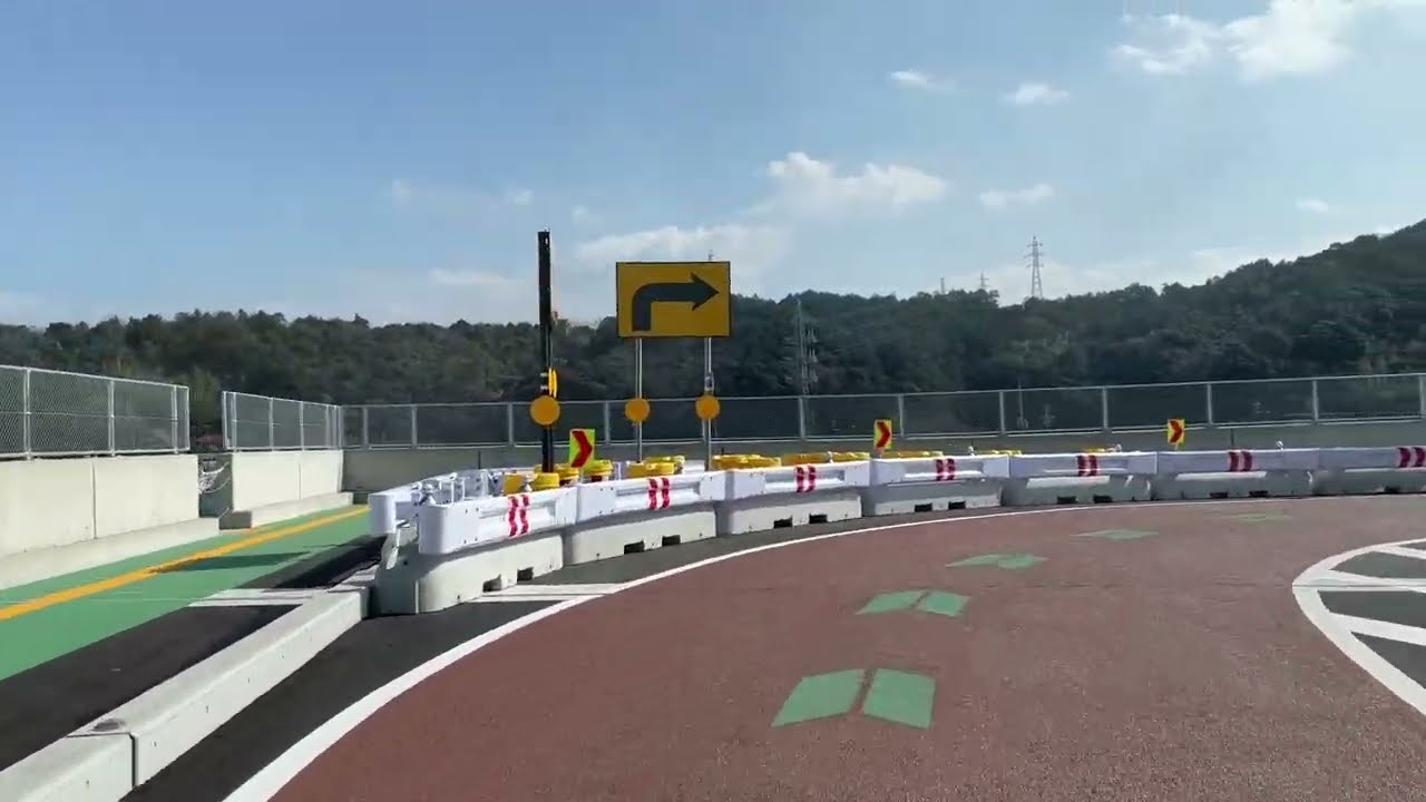 益田市 ひとまろ大橋 開通後 往復動画 2026.2.12 須子中線 (島根県益田