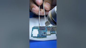 Samsung double decker cpu fixing method | Double ic reballing trick|