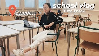 School vlog in a Swedish High School | Day in my life