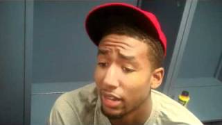 UCLA Junior SG #3 Malcolm Lee Locker Room 3/18