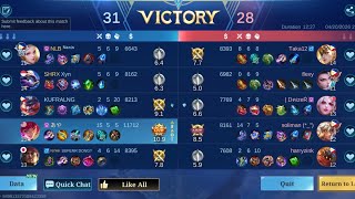 MLBB Gameplay - Rank Game Hero Beatrix Highlights (SAVAGE)