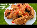 Chinese Garlic and Chilli Crispy Chicken Wings