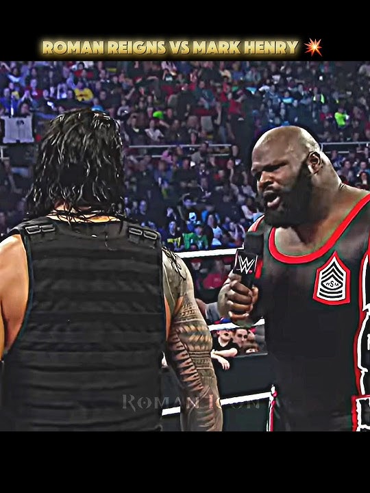 Roman Reigns vs Mark Henry 💥 | Edit #shorts