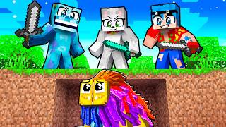 Thumbnail for 3 Cazadores VS Invictor YARNABY en Minecraft! 😨 Manhunt POPPY PLAYTIME 4