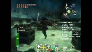 Lanayru Field - ice cave puzzle skips with displacement clips