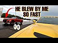 I TOOK CJ ON 32S TO RACE MY YELLCAT ON THE TRACK