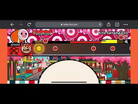 Taiko web Kita Saitama 200 easy mode