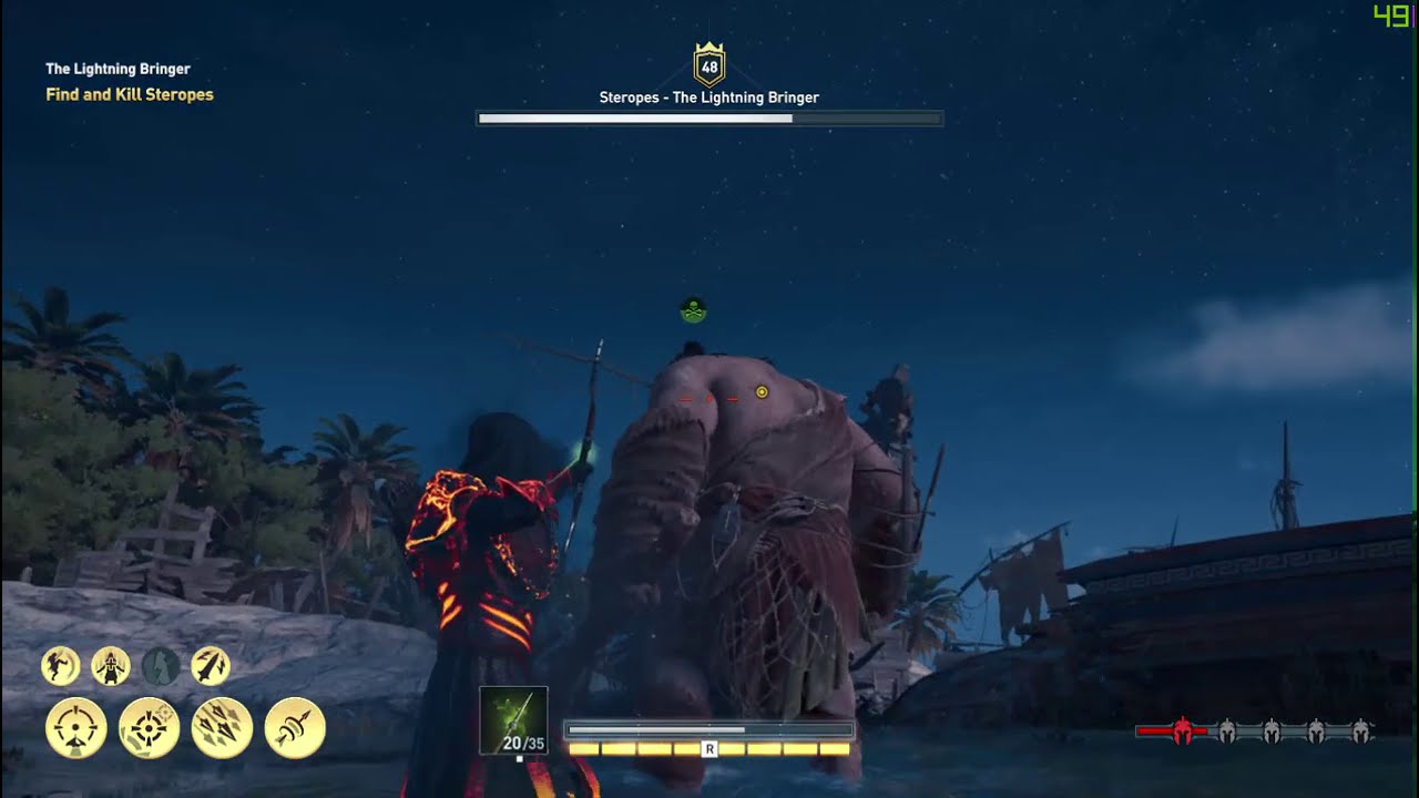 Assassin’s Creed® Odyssey playing with mythical packs