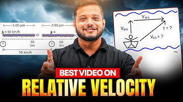 RELATIVE VELOCITY in 35 Minutes😱 | Complete One Shot With PYQ