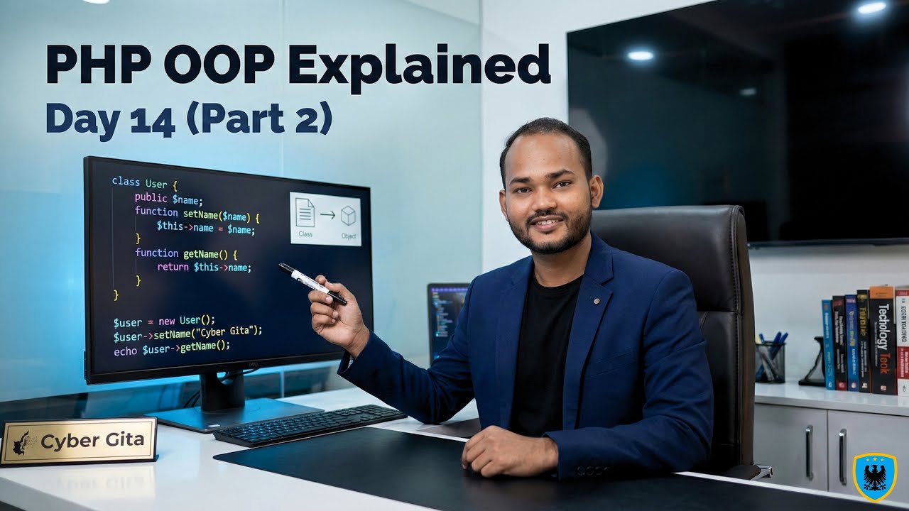 Day 14 (Part 2): PHP OOP Classes & Objects Explained | Live PHP Course for Beginners