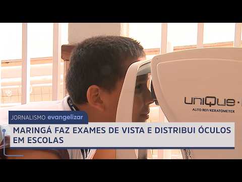 Maringá provides eye exams and distributes glasses in schools