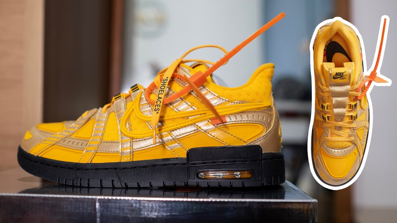 rubber dunk off white raffle