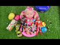 Satisfying with full of Rainbow candy with M&amp;M. #ASMR , #ToyASMR,  #Satisfying,#candy,#mms,#toys