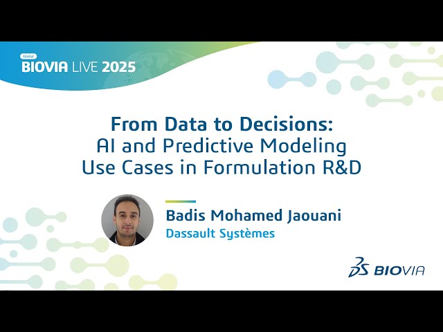 From Data to Decisions: AI and Predictive Modeling Use Cases in Formulation R&D
