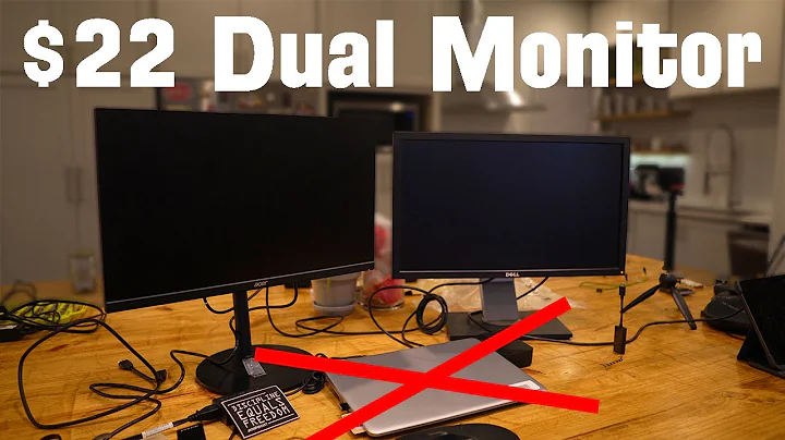 Laptop Dual Monitor Setup without a Docking Station
