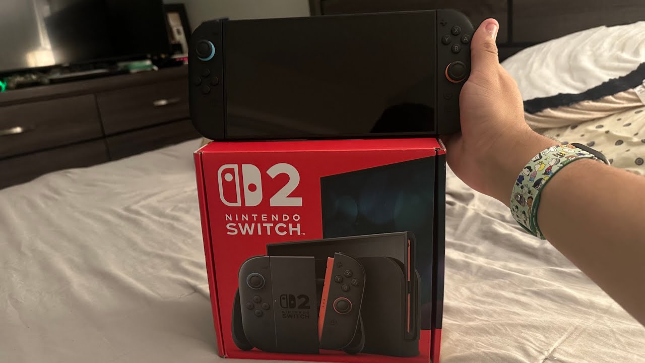 Распаковка Nintendo Switch 2