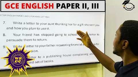 Top Past GCE English Questions for 2025 | 99% Prediction + Answers