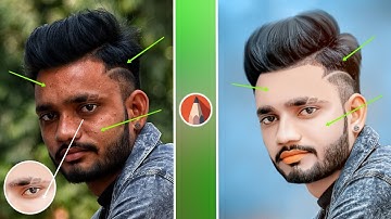 Smooth your face with photo editing tips. || HDR face smooth skin whitening photo editing