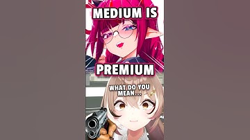 "medium is premium" mumei:...#shorts #vtuber #hololive