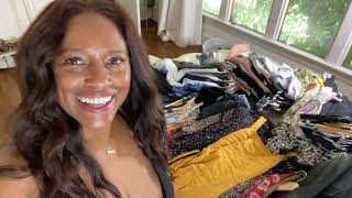 * EXTREME CLOTHING DECLUTTER * TRYING EVERYTHING ON AND GETTING RID OF HALF!
