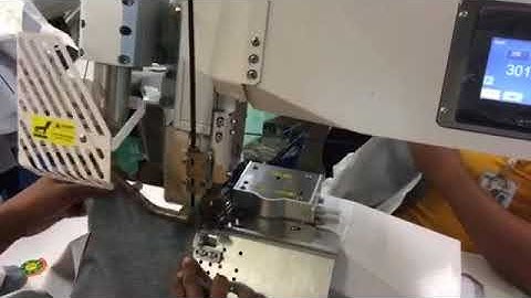 Laydown of tape with edge trimming of Fabric from H&H SF-816