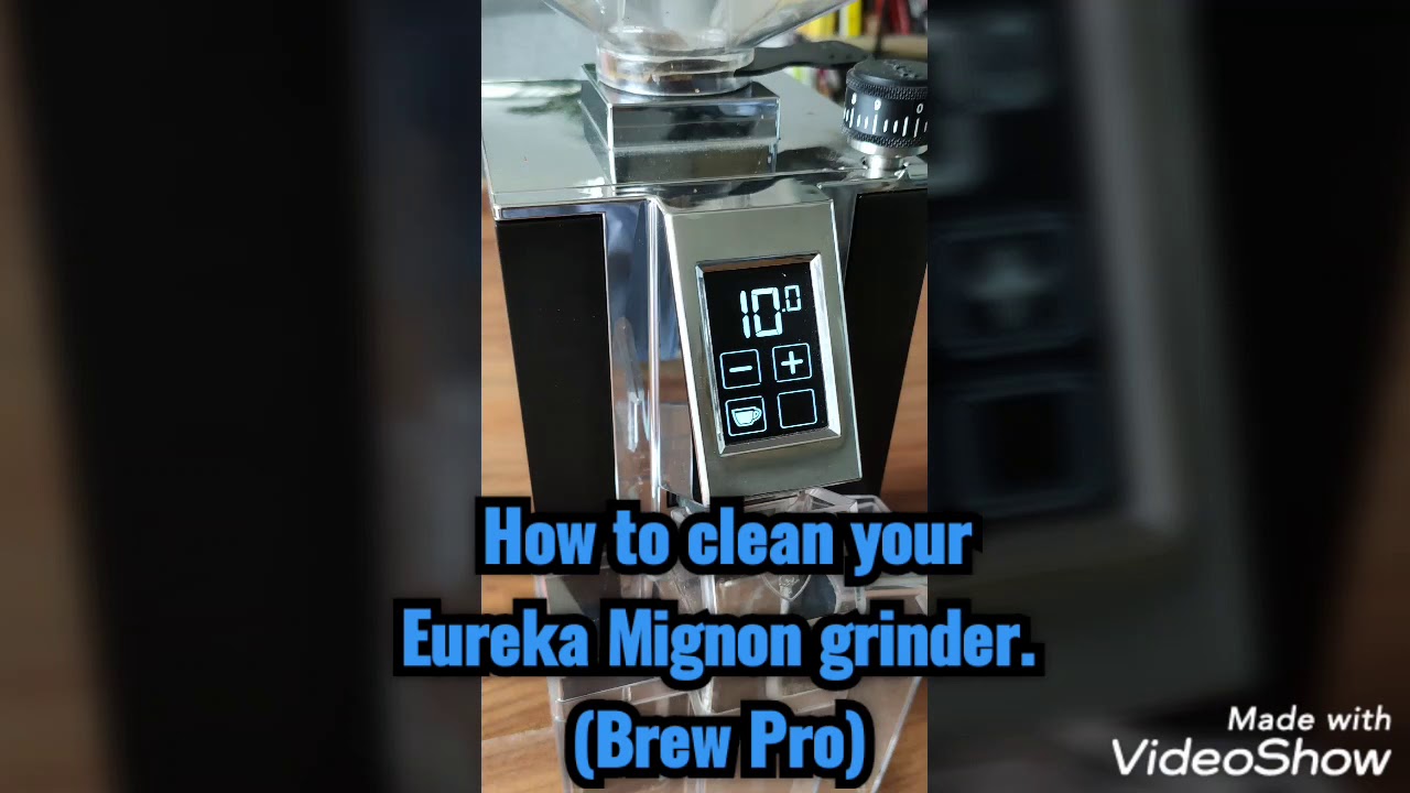 How to clean your Eureka Mignon grinder (Brew Pro) YouTube