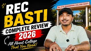 REC Basti Complete Review 2026 | Placement, Hostel, Fees, Cutoff, Campus Tour | REC Basti Review