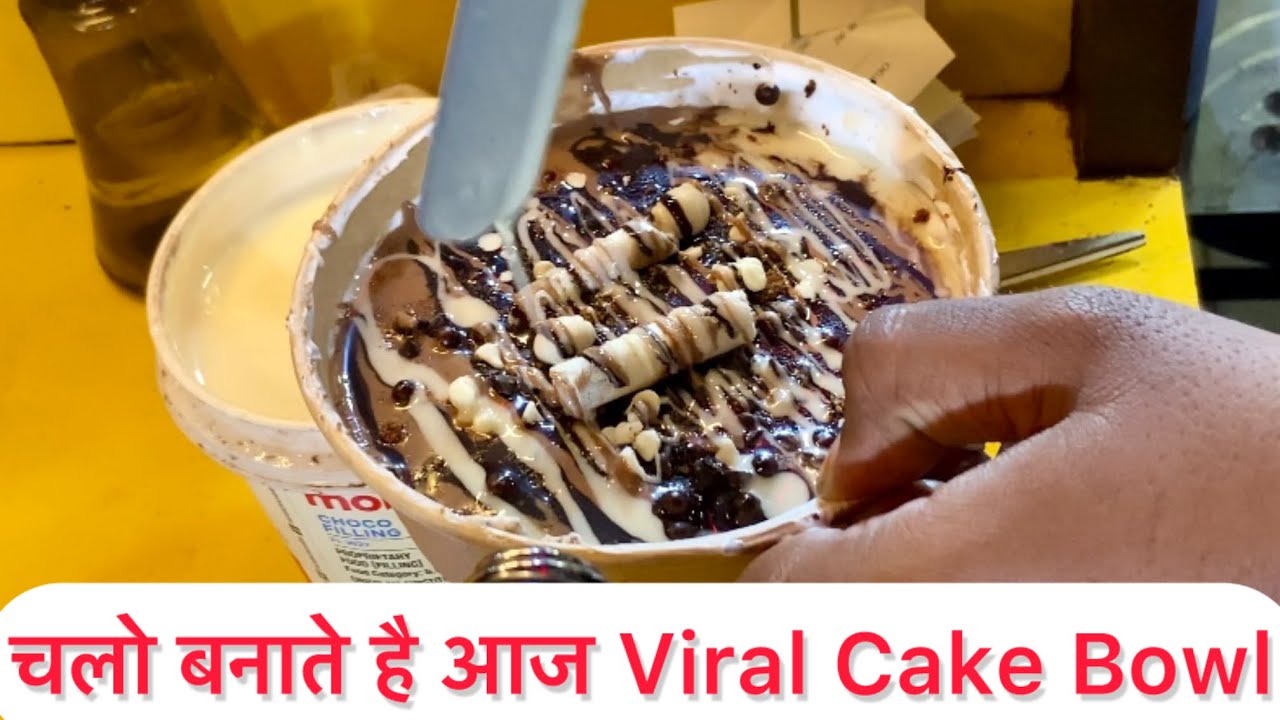 Waffle stall in mumbai | waffle making | viral cake bowl 