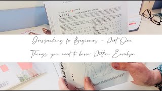 Dressmaking for beginners Part One - Things you need to know: Pattern Envelope | The Make Room