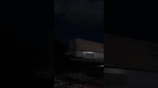 3 Engine BNSF flying through La Crosse, Wi! Long train at night. 6/18/26