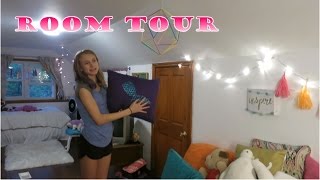 Room Tour How To Decorate A Huge Attic Bedroom For Tweens 2017