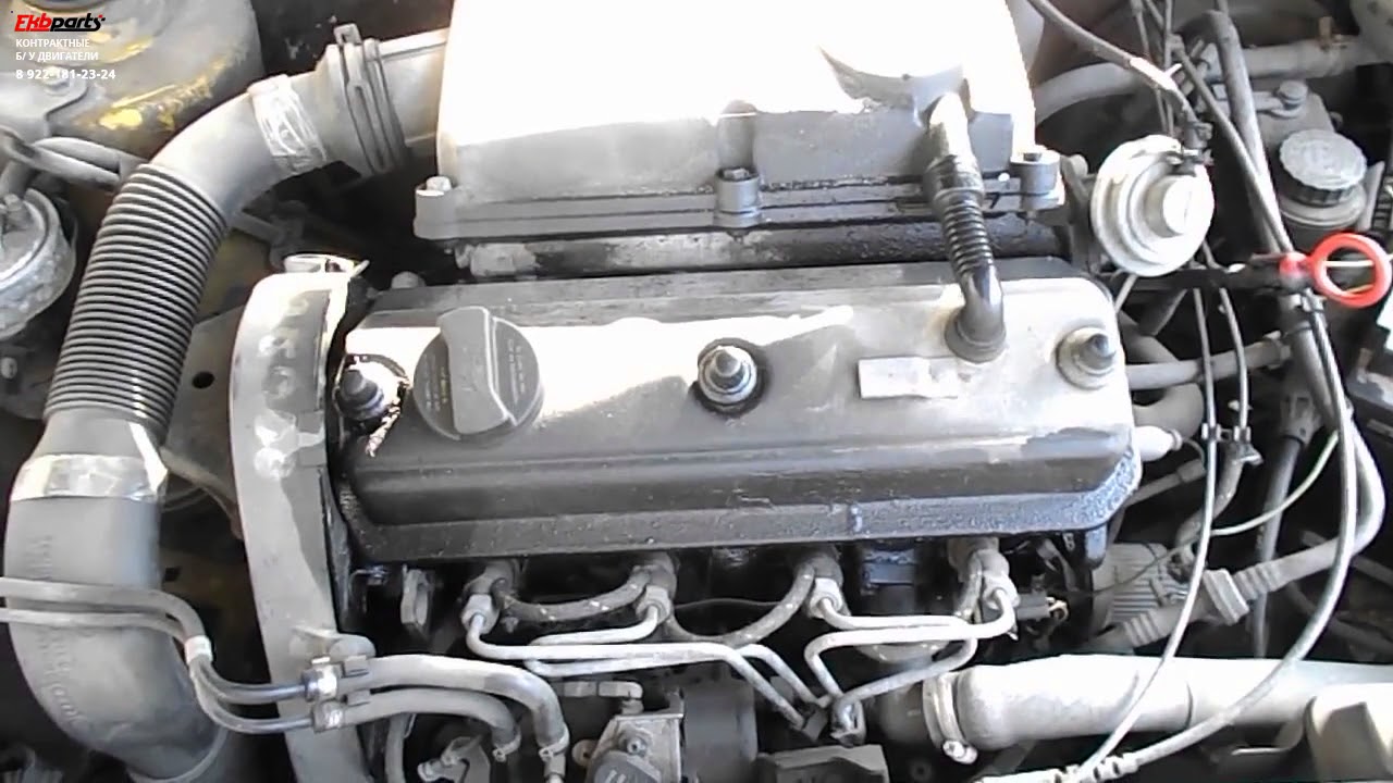 Двигатель Volkswagen Polo 1 9 D AEF - YouTube