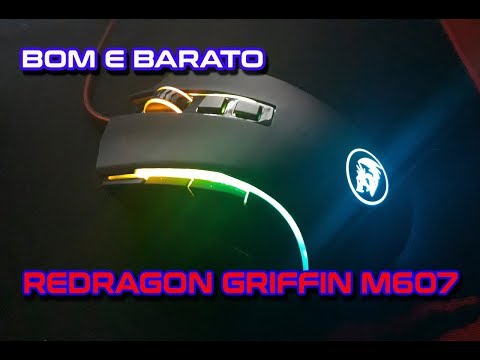 MOUSE REDRAGON GRIFFIN M607 - REVIEW COMPLETO