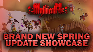 Checking out the BRAND NEW Spring update *NEW ITEMS* + Giveaway [MythicalPS RSPS]