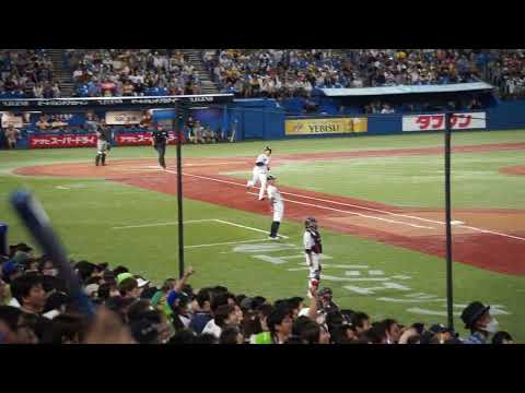 【塩見泰隆 8号 ライトソロホームラン(打点1)】2023/9/23(土) 塩見泰隆 ライトソロホームラン(打点1)打席(8回裏) vs 大竹耕太郎(阪神タイガース)