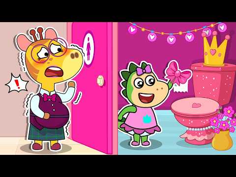 😱 ¡La emergencia en el baño de Mrs. Long! 🚨 Historia de embarazo 🚽 Fire Spike Kids Stories 🔥