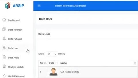 Aplikasi E - arsip digital berbasis web source code