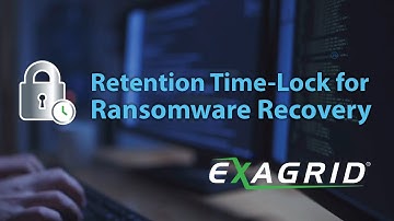 ExaGrid Retention Time-Lock for Ransomware Recovery Video - auf Deutsch