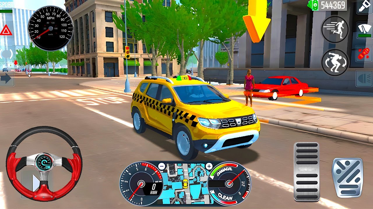 Real Taxi Driver 3D 2026 Gameplay – Real New Taxi High speed Crazy Taxi Car Gameplay