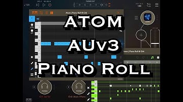 ATOM - Piano Roll - AUv3 Midi Editor - AVAILABLE NOW - App Link Below - This is EPIC