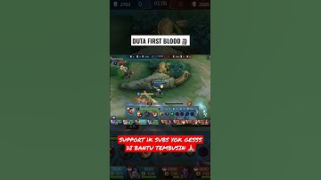 MAYAN LAH DAPET FIRST BLOOD🗿#mobilelegend #mlbb #shorts #clint #clintmlbb