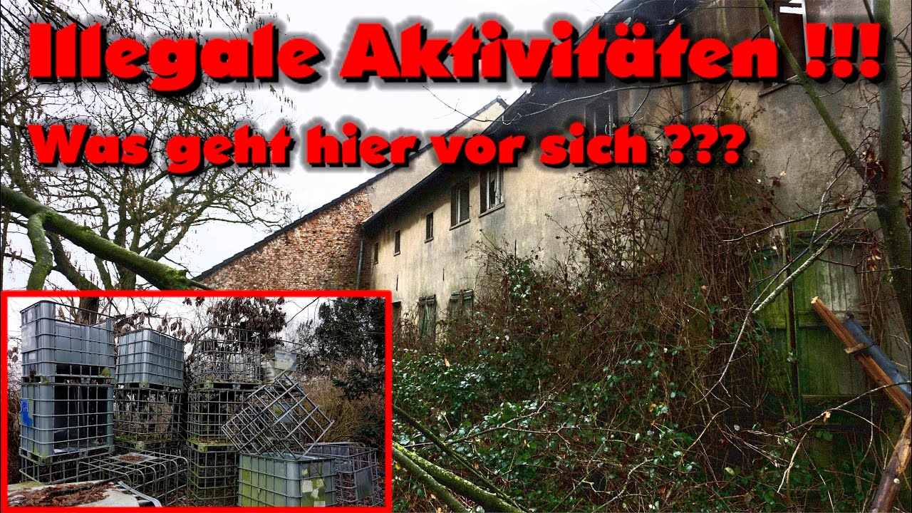 Illegale Geschäfte auf verlassenem Bauernhof ??? Smoker Club ???