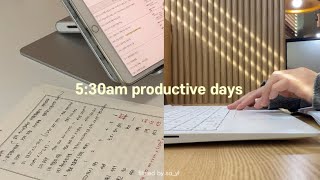 study vlog. 밥해먹고 공부하는 도돌이표 일상 (ft. 연어덮밥, 마라탕)  | 5:30am productive days