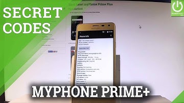 myPhone Prime Plus CODES / Hidden Menu / Advanced Features