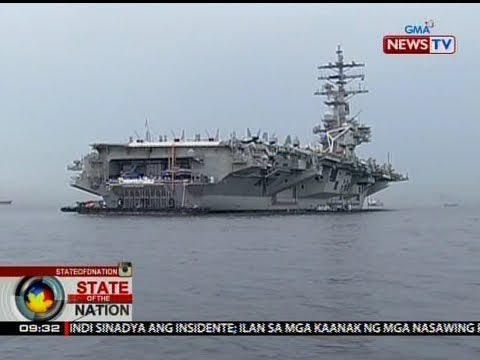 Aircraft carrier USS Ronald Reagan, muling dumaan sa South China Sea | SONA