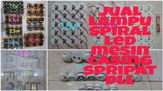 Kaca lampu spiral,mesin,komponen,Elco,sekring,milar,kapasitor,casing,sparepart,drat,dll. SURABAYA